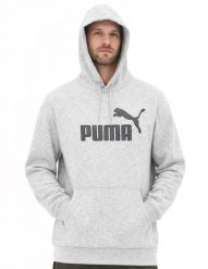 Bluza sportowa kangurka z kapturem męska Puma Hoodle II. Szare bluzy męskie Puma, m, bez wzorów, z bawełny, z kapturem. Za 119.00 zł.