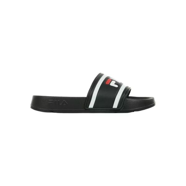 Veste Mules Fila MORRO BAY WMN Noir - Fila. Czarne klapki damskie Fila, bez wzorów, z materiału, sportowe, bez obcasa. Za 81.00 zł.
