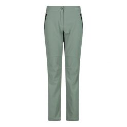 Spodnie damskie turystyczne CMP 30A1456. Zielone spodnie sportowe damskie CMP, l, bez wzorów, trekkingowe. W wyprzedaży za 331.60 zł.