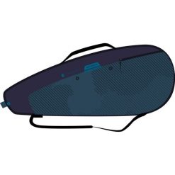 Torba tenisowa Artengo L Team na 9 rakiet. Czarne torby sportowe męskie ARTENGO, bez wzorów, z poliesteru, duże. Za 159.99 zł.