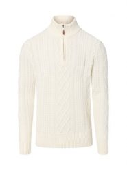 Gant sweter typu troyer z mieszanki wełny jagnięcej Mężczyźni Wełna jagnięca biały, XXL. Białe swetry przez głowę męskie GANT, m, bez wzorów, z wełny, bez kołnierzyka. Za 999.95 zł.