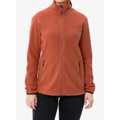 Bluza polarowa damska Vaude Rosemoor Fleece Jacket II. Czerwone bluzy damskie Vaude, bez wzorów, z polaru, bez kaptura, trekkingowe. Za 262.49 zł.
