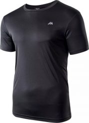 Męska koszulka treningowa z krótkim rękawem Martes Bisic czarna rozmiar S. Czarne koszulki sportowe męskie MARTES, m, bez wzorów, bez kołnierzyka, bez ramiączek. Za 34.46 zł.