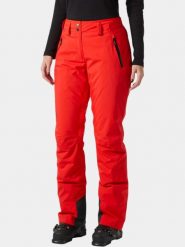 Spodnie Narciarskie Damskie Helly Hansen Legendary Ins. Czerwone spodnie sportowe damskie Helly Hansen, m, bez wzorów, z materiału, narciarskie, primaloft. Za 687.20 zł.