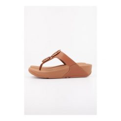 Sandały FITFLOP LULU MARBLED STONE Brązowy. Brązowe sandały damskie FIT FLOP, bez wzorów, z syntetyku, bez obcasa, bez zapięcia. Za 454.99 zł.