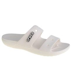 Klapki Dla Dorosłych Crocs Classic Sandal. Białe klapki męskie Crocs, z materiału. Za 118.99 zł.