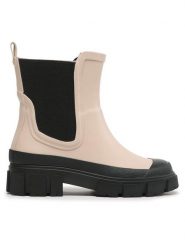 ONLY Shoes Sztyblety Onlwellie 15288645 Beżowy. Brązowe botki damskie ONLY Shoes, z tworzywa sztucznego, bez obcasa, na płaskiej podeszwie, bez zapięcia. Za 219.99 zł.