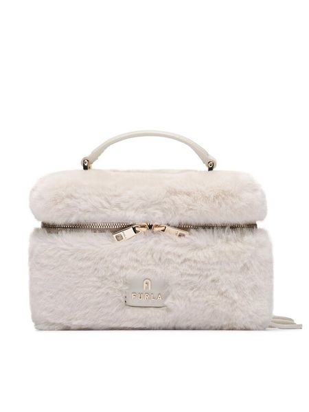 Torebka Furla. Brązowe torebki do ręki damskie Furla, bez wzorów, klasyczne, bez dodatków. Za 1,659.00 zł.