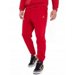 Spodnie Męskie Nike Jordan Dresowe Sportowe Joggery Czerwone. Czerwone spodnie sportowe męskie Nike, m, bez wzorów, z dresówki. Za 299.00 zł.