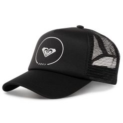Czapka z daszkiem Roxy. Czarne czapki i kapelusze damskie Roxy, bez wzorów. Za 89.99 zł.