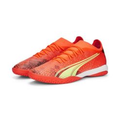 Buty piłkarskie męskie Puma Ultra Match IT. Brązowe buty sportowe męskie Puma, z materiału, bez zapięcia, do piłki nożnej. W wyprzedaży za 229.35 zł.