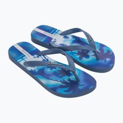 Japonki męskie Ipanema Tropical III. Niebieskie klapki męskie Ipanema, z materiału. Za 69.99 zł.
