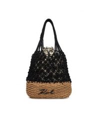 KARL LAGERFELD Torebka B2W46071 Czarny. Czarne torebki do ręki damskie KARL LAGERFELD, bez wzorów, z materiału, bez dodatków. Za 649.99 zł.