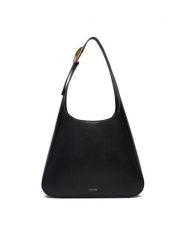 Calvin Klein Torebka Hardware Adj Strap Medium Bag LV04F3402G Czarny. Czarne torebki do ręki damskie Calvin Klein, bez wzorów, ze skóry, bez dodatków. Za 649.99 zł.