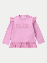 Coccodrillo Bluzka WC4143102GEN Różowy Regular Fit. Czerwone bluzki dla dziewczynek COCCODRILLO, bez wzorów, z bawełny, bez ramiączek. Za 59.99 zł.