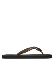 Calvin Klein Jeans Japonki Beach Sandal Transparent Tpu YM0YM01267 Czarny. Czarne klapki męskie Calvin Klein Jeans, z jeansu. Za 119.99 zł.