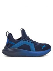 Puma Sneakersy Softride Enzo 5 Jr 401510 03 Granatowy. Niebieskie buty sportowe chłopięce Puma, bez wzorów, z materiału, bez zapięcia. Za 169.99 zł.