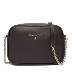 Torebka Patrizia Pepe. Brązowe torebki do ręki damskie Patrizia Pepe, bez wzorów, bez dodatków. Za 729.99 zł.