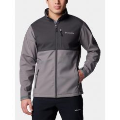 Kurtka Softshellowa Męska Columbia Ascender. Szare kurtki męskie Columbia, m, bez wzorów, z softshellu, klasyczne, bez kaptura. Za 439.00 zł.