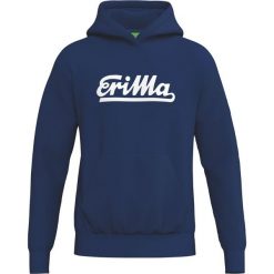 Bluza z kapturem Erima Retro. Niebieskie bluzy damskie Erima, na lato, m, bez wzorów, z bawełny, z kapturem. Za 254.55 zł.