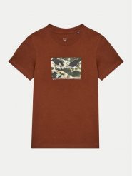 Jack & Jones Junior T-Shirt Vesterbro 12267453 Brązowy Standard Fit. Brązowe t-shirty dla chłopców Jack & Jones Junior, bez wzorów, z bawełny, bez ramiączek. Za 29.99 zł.