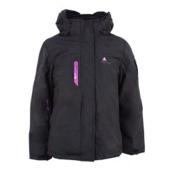 Parka dziewczęca Peak Mountain Fadika. Czarne kurtki i płaszcze dla dziewczynek Peak Mountain, na zimę, bez wzorów, z polaru, długie. Za 177.50 zł.
