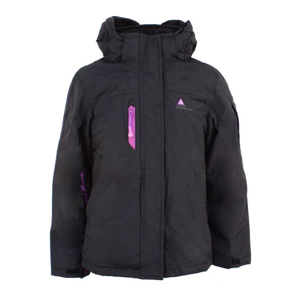 Parka dziewczęca Peak Mountain Fadika. Czarne kurtki i płaszcze dla dziewczynek Peak Mountain, na zimę, bez wzorów, z polaru, długie. Za 152.50 zł.