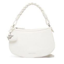 Torebka Armani Exchange. Białe torebki do ręki damskie Armani Exchange, bez wzorów, klasyczne, bez dodatków. Za 599.99 zł.