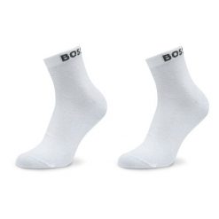 Skarpety krótkie BOSS. Białe skarpety męskie Boss, bez wzorów. Za 59.99 zł.