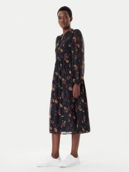 ONLY Sukienka codzienna Eliza 15355021 Czarny Regular Fit. Czarne sukienki damskie Only, na co dzień, m, bez wzorów, z syntetyku, bez kołnierzyka, bez ramiączek, proste. Za 209.99 zł.