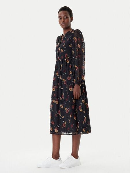 ONLY Sukienka codzienna Eliza 15355021 Czarny Regular Fit. Czarne sukienki damskie Only, na co dzień, m, bez wzorów, z syntetyku, bez kołnierzyka, bez ramiączek, proste. Za 99.99 zł.