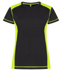 Clique Ambition-T Women koszulka wysokiej widoczności – Visib Yellow. Żółte t-shirty damskie CLIQUE, s, bez wzorów, z bawełny, klasyczne, bez kołnierzyka. Za 141.50 zł.