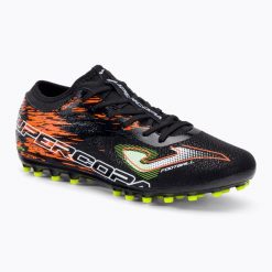 Buty piłkarskie męskie Joma Super Copa AG. Czarne buty sportowe męskie Joma, bez zapięcia, do piłki nożnej. W wyprzedaży za 155.35 zł.