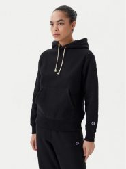 Champion Bluza 117869 Czarny Regular Fit. Czarne bluzy damskie Champion, xl, bez wzorów, z bawełny, bez kaptura. Za 269.99 zł.