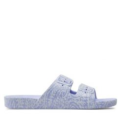 Klapki Freedom Moses. Fioletowe klapki damskie Freedom moses, bez wzorów, bez obcasa. Za 249.99 zł.