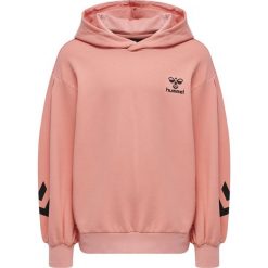 Dziewczęca bluza z kapturem Hummel Due. Czerwone bluzy dla dziewczynek Hummel, bez wzorów, z dresówki, bez ramiączek, z kapturem. Za 129.00 zł.
