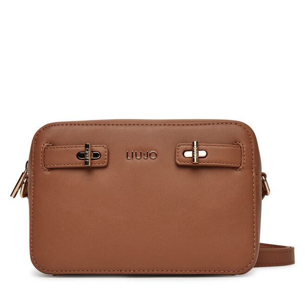 Torebka Liu Jo. Brązowe listonoszki damskie Liu Jo, bez wzorów, bez dodatków. Za 349.99 zł.