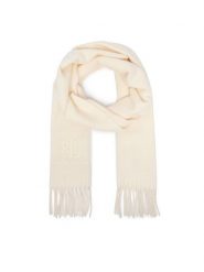 LAUREN RALPH LAUREN Szalik 454927208001 Kremowy. Białe szaliki i chusty damskie Lauren Ralph Lauren, bez wzorów, z wełny. Za 689.99 zł.