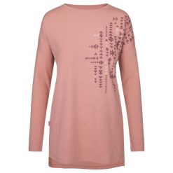 Koszulka damska Loaf Abvera w kolorze różowym 2XL - miękki bawełniany materiał. Czerwone bluzy sportowe damskie Lowa, xl, bez wzorów, z bawełny, bez kołnierzyka. Za 91.00 zł.