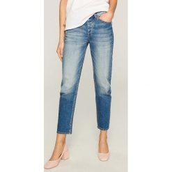 Jeansy regular fit - Niebieski. Niebieskie jeansy damskie Reserved. Za 99.99 zł.