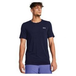 Koszulka Męska Treningowa Under Armour Vanish Seamless. Niebieskie koszulki sportowe męskie Under Armour, m, bez wzorów, bez kołnierzyka, bez ramiączek, do biegania. Za 139.99 zł.