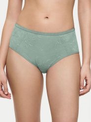 Triumph Figi klasyczne z wysokim stanem Amourette Charm 10216997 Zielony. Zielone figi damskie Triumph, bez wzorów, z syntetyku. Za 99.99 zł.