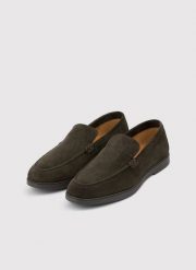 PAKO LORENTE – Zamszowe mokasyny męskie. Brązowe eleganckie półbuty Pako Lorente, na jesień, ze skóry, eleganckie, bez zapięcia. Za 279.99 zł.