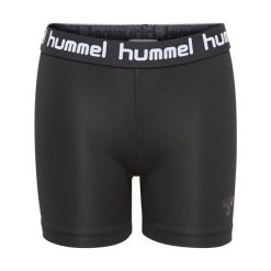 Szorty dziewczęce Hummel Tona. Czarne spodnie sportowe dla dziewczynek Hummel, bez wzorów, na jogę i pilates. Za 87.00 zł.
