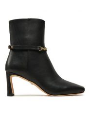 Marciano Guess Botki 4BGZ27 7103A Czarny. Czarne botki damskie Marciano Guess, ze skóry, bez obcasa, na słupku, bez zapięcia. Za 889.99 zł.
