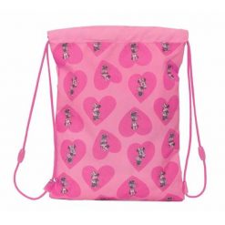 Worek na buty ze sznurkami Minnie Mouse Loving. Czerwone torby i plecaki dziecięce Disney. Za 72.80 zł.