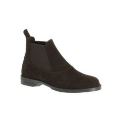 Sztyblety jeździeckie Classic One 100. Brązowe botki męskie FOUGANZA, z poliamidu. Za 129.99 zł.