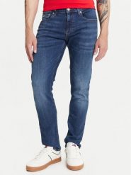Tommy Jeans Jeansy Scanton DM0DM21890 Granatowy Slim Fit. Niebieskie jeansy męskie Tommy Jeans. Za 369.99 zł.