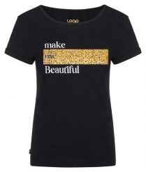T-shirt damski Loap Abilla czarny. Czarne t-shirty damskie Scarpa, m, bez wzorów, z bawełny, biznesowe, bez kołnierzyka. Za 63.43 zł.