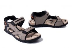 GEOX U S.STRADA D U8224D 000EK C5004 sand, sandały męskie. Brązowe sandały męskie Geox, bez zapięcia. Za 359.90 zł.
